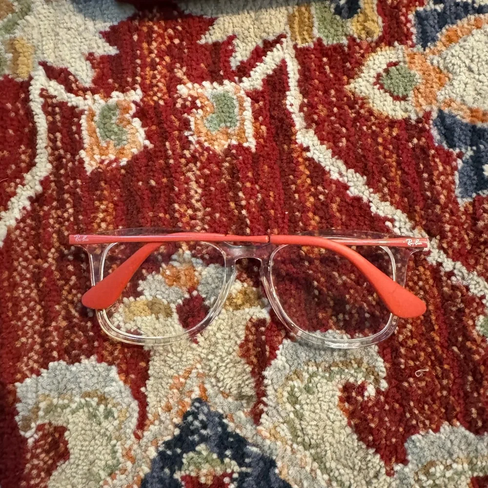 Ray-Ban Jr Eyeglasses Prescription Red & Clear Frames Unisex